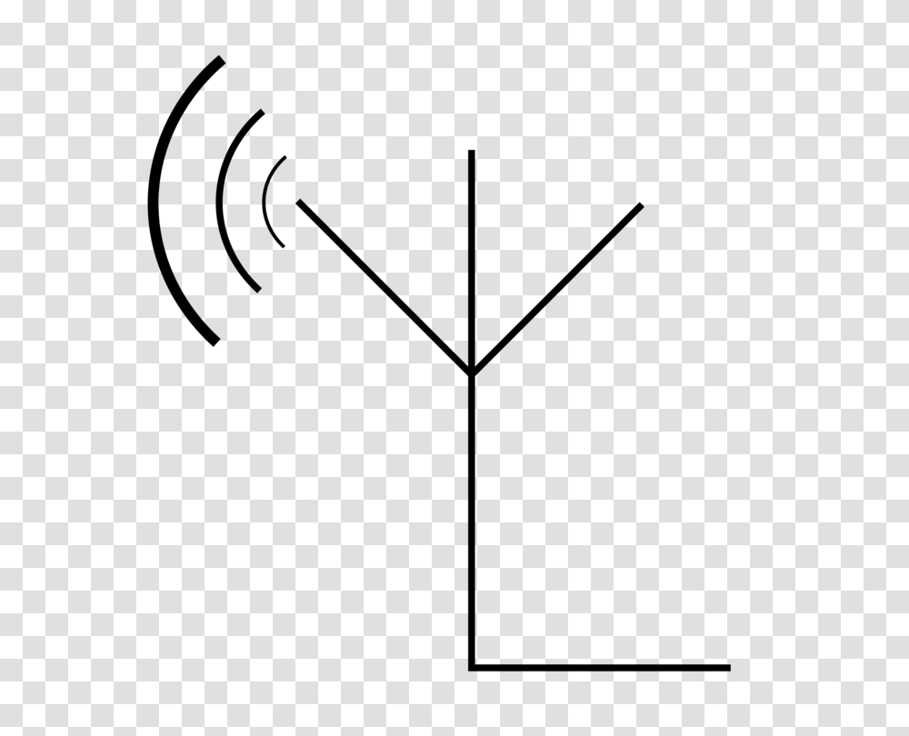 Aerials Electronic Symbol Television Antenna Radio Receiver Free, Gray, World Of Warcraft Transparent Png