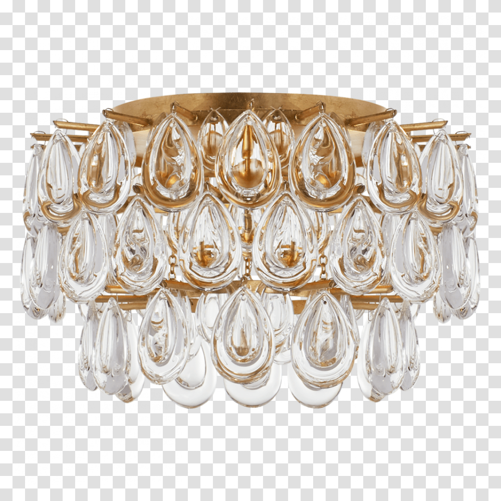 Aerin Liscia Flush Mount Light, Lamp, Chandelier, Bracelet, Jewelry Transparent Png