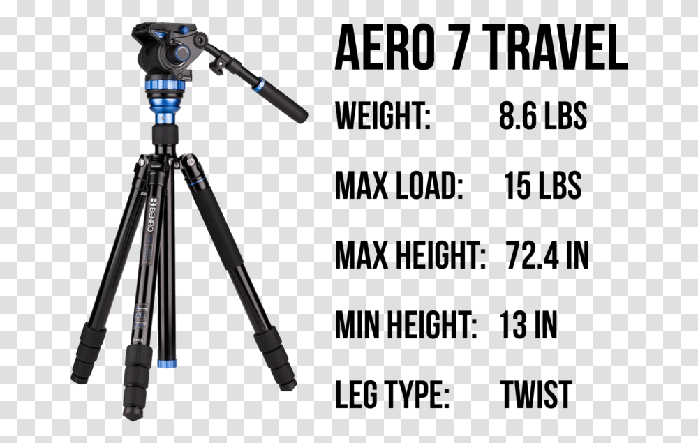 Aero Best Compact Carbon Fiber Video Tripod, Bow Transparent Png