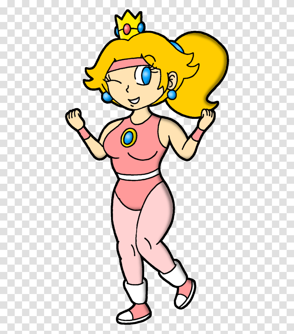 Aerobics Peach By Polishedbrain Illustration, Person, Female, People, Girl Transparent Png