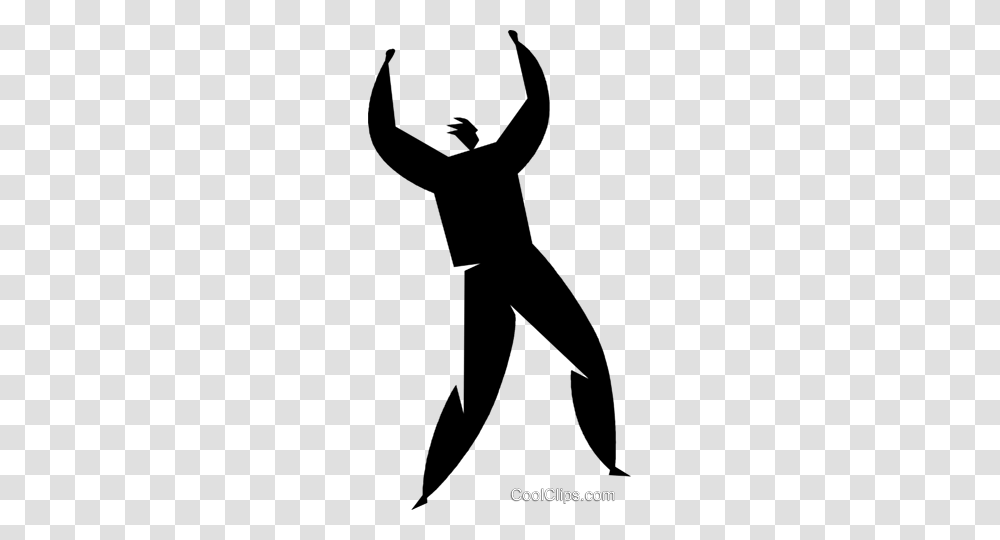 Aerobics Royalty Free Vector Clip Art Illustration, Silhouette, Person, Human, Hand Transparent Png