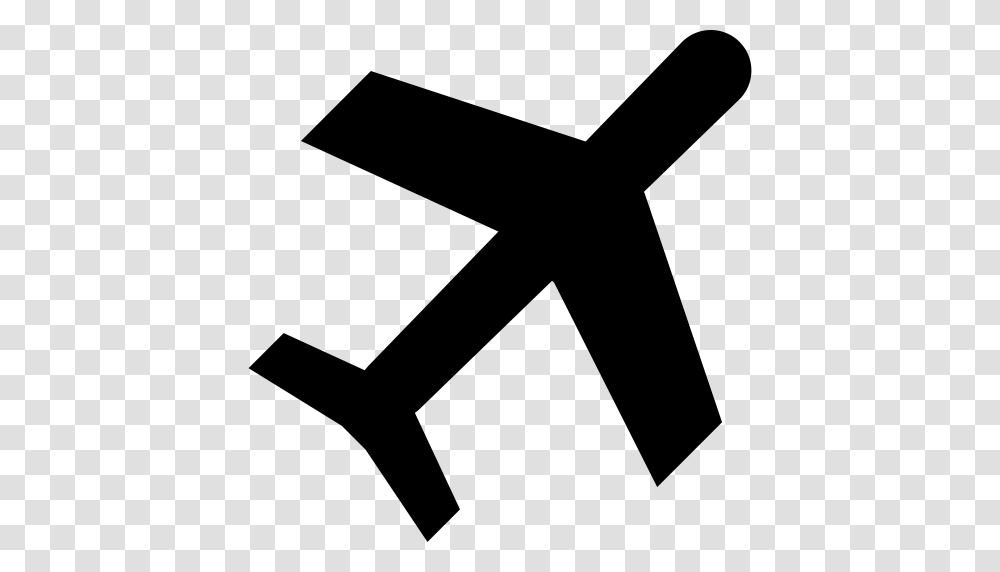 Aeroplane Aircraft Airplane Icon With And Vector Format, Gray, World Of Warcraft Transparent Png