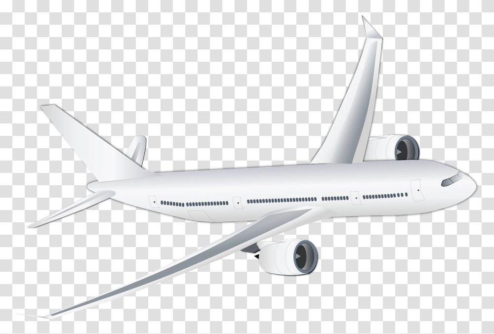Aeroplane Airliner Airbus Airplane Fly Jet Plane White Aeroplane, Aircraft, Vehicle, Transportation, Flight Transparent Png