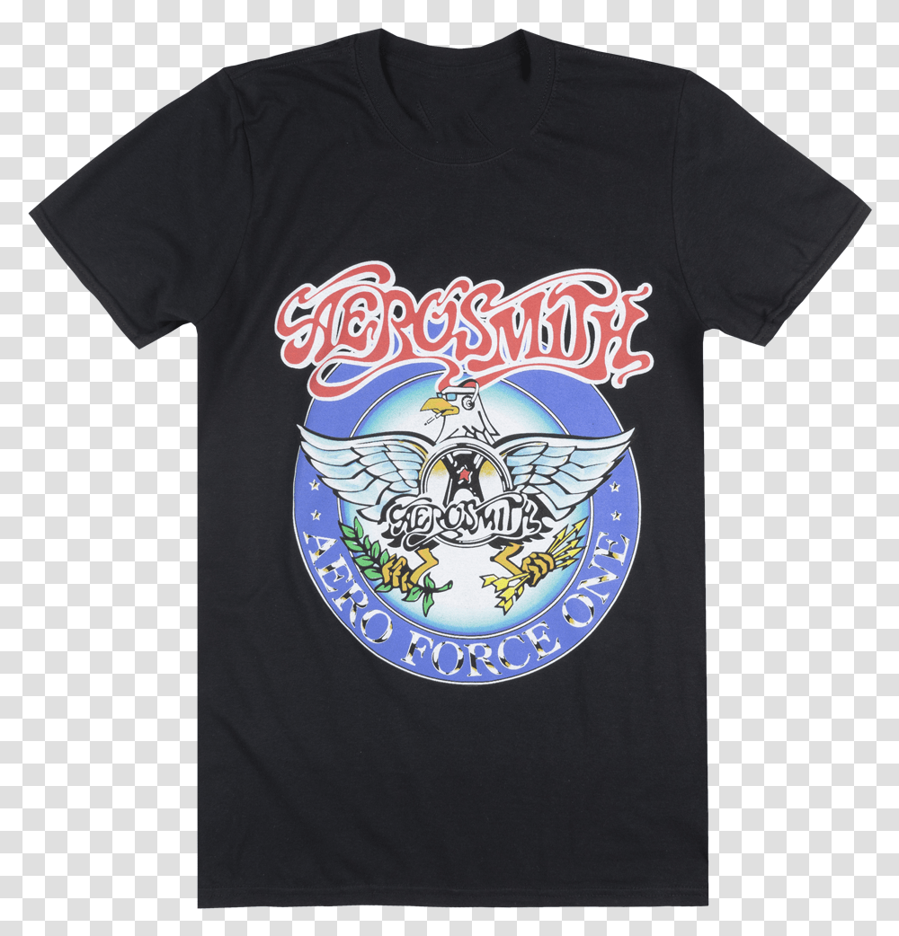 Aerosmith Aero Force T Shirt Mens Black Classic Rock Music Aerosmith, Clothing, Apparel Transparent Png