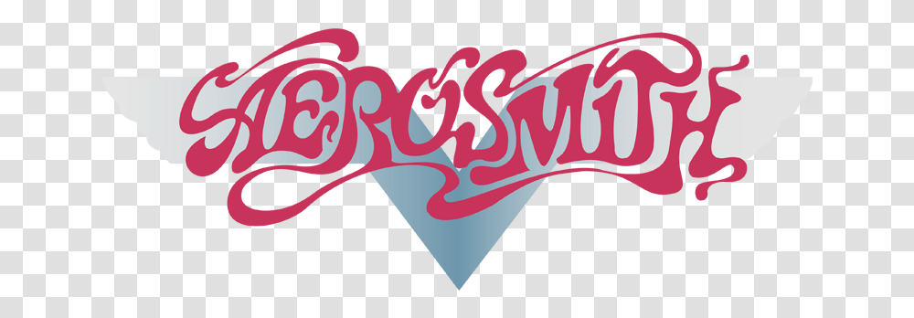 Aerosmith Logo Art Aerosmith Logo, Text, Plectrum, Heart, Label Transparent Png