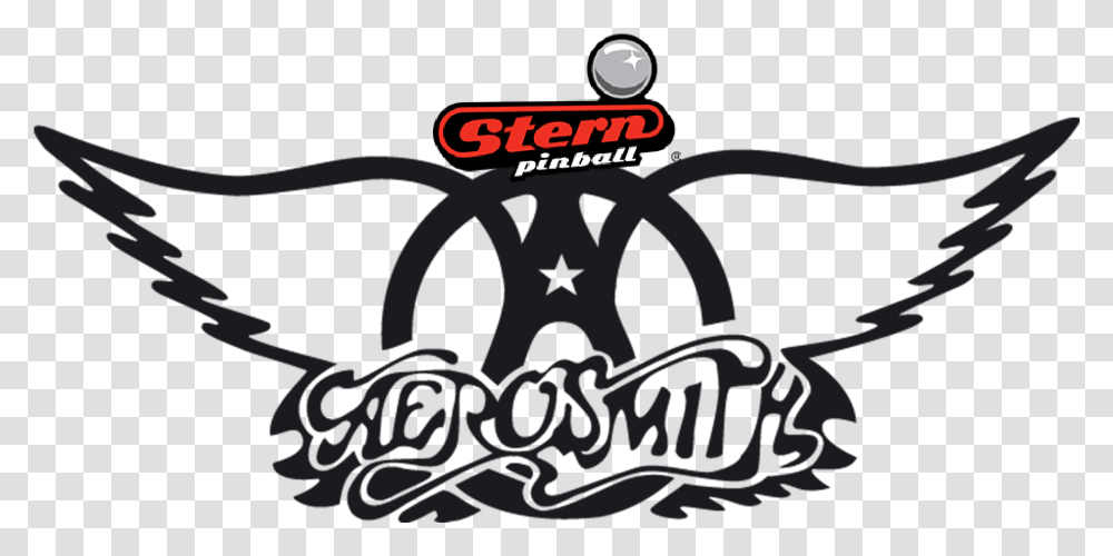 Aerosmith Machines Reflect Aerosmith Logo, Symbol, Batman Logo, Text, Trademark Transparent Png
