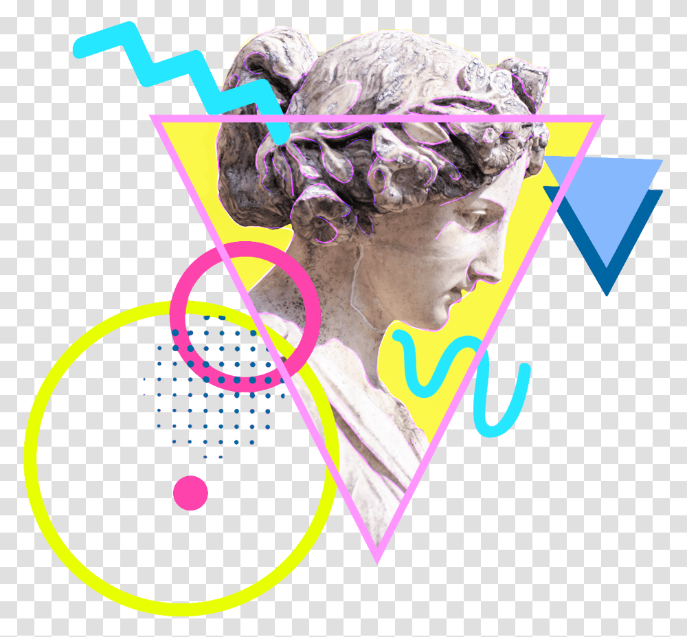 Aesthetic Aestheticedits Retroaesthetic Retro Tumblr Greek Statues, Poster, Advertisement, Collage, Person Transparent Png