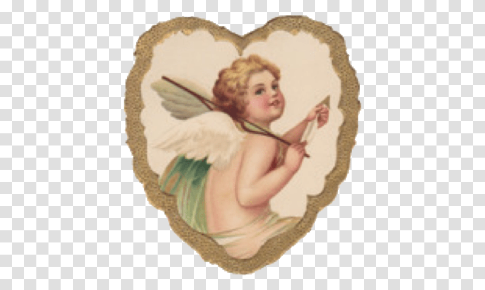 Aesthetic Angel, Cupid, Person, Human, Painting Transparent Png