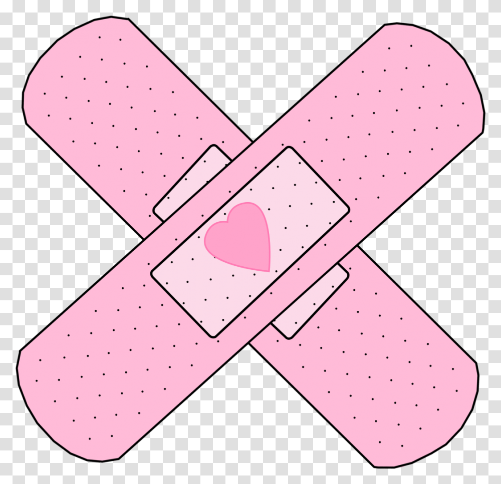 Aesthetic Bandage Sticker, First Aid, Knife, Blade, Weapon Transparent Png