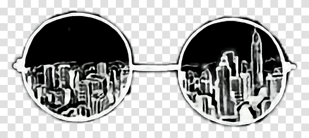 Aesthetic Black And White, Sunglasses, Accessories, Face Transparent Png