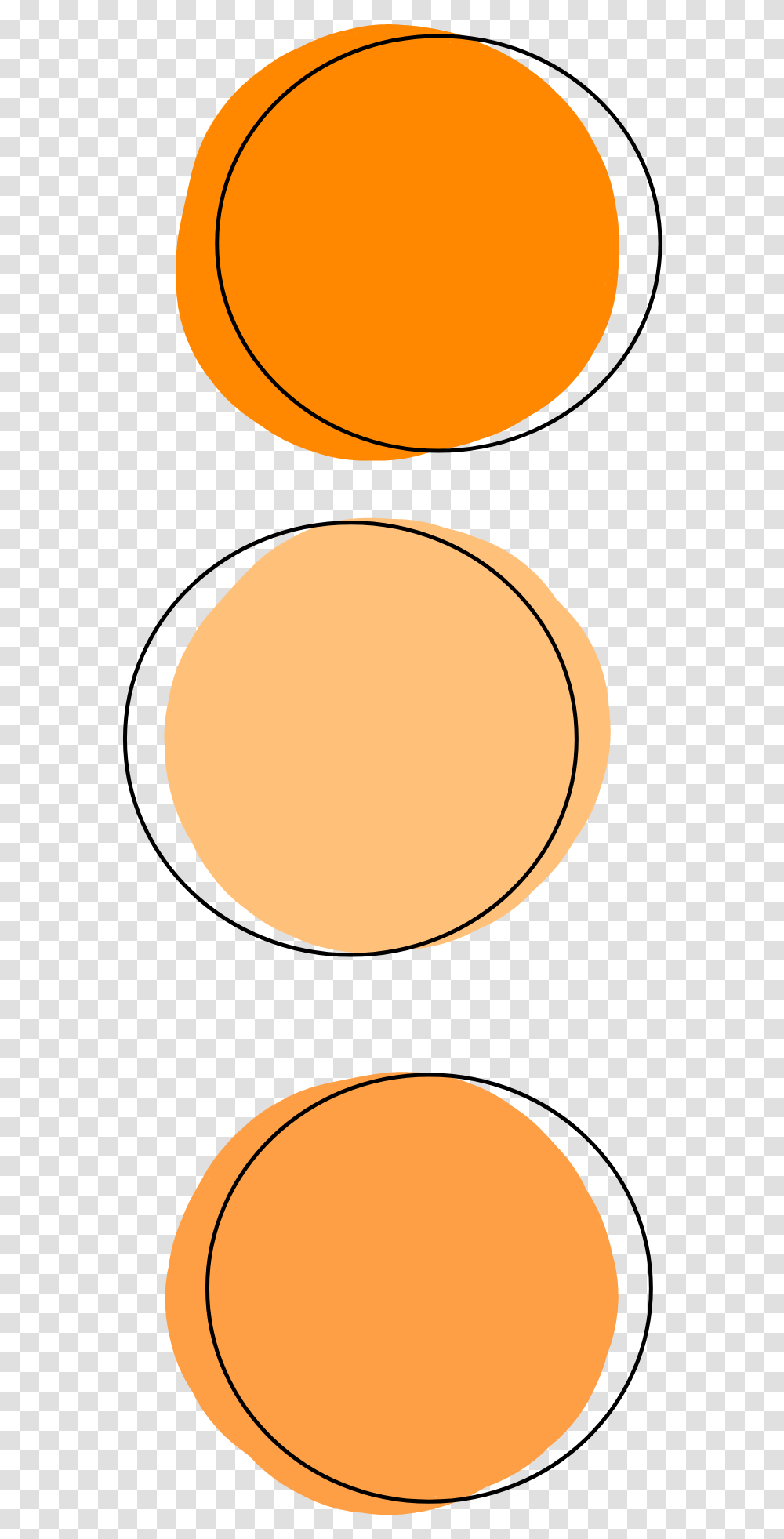Aesthetic Circle Circles Colors Orange, Cork Transparent Png
