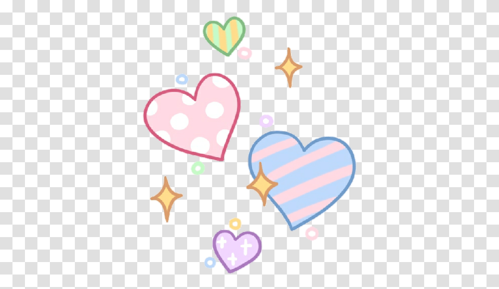 Aesthetic Clipart Soft Aesthetic Soft Stickers, Sweets, Food, Confectionery, Heart Transparent Png