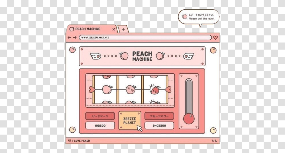 Aesthetic Cute Kawaii Popup Window Box Freetoedit Peach Wallpaper Aesthetic, Game, Word, Gambling Transparent Png