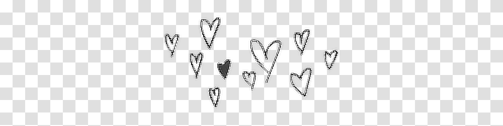 Aesthetic Doodle Heart, Handwriting, Label, Calligraphy Transparent Png