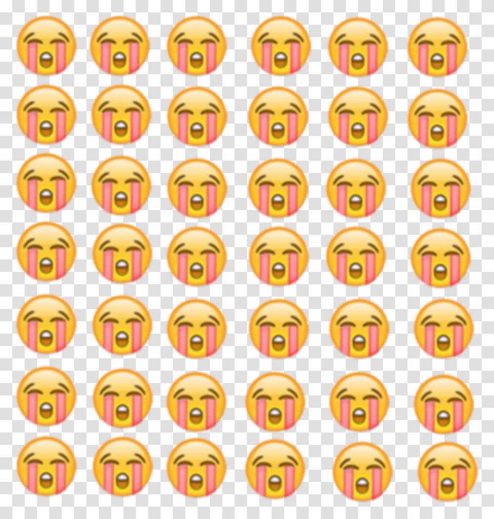 Aesthetic Emoji Background Sticker Edit Tumblr Sad Emoji Background For Edits, Alphabet, Rug, Pattern Transparent Png