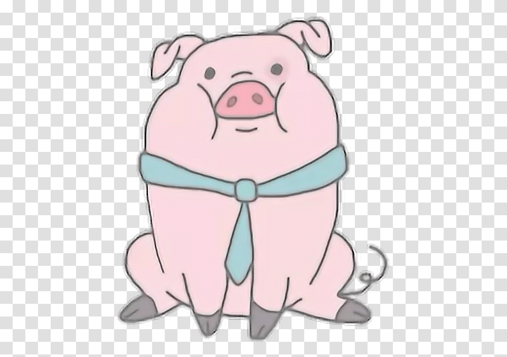 Aesthetic Filter Love Cute Pig Pato Dibujos De Gravity Falls, Mammal, Animal, Hog Transparent Png