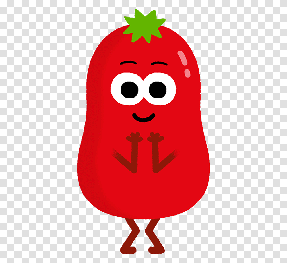 Aesthetic Food Gif Guides Animated Kawaii Pixel Dancing Tomato Gif, Plant, Sweets, Confectionery Transparent Png