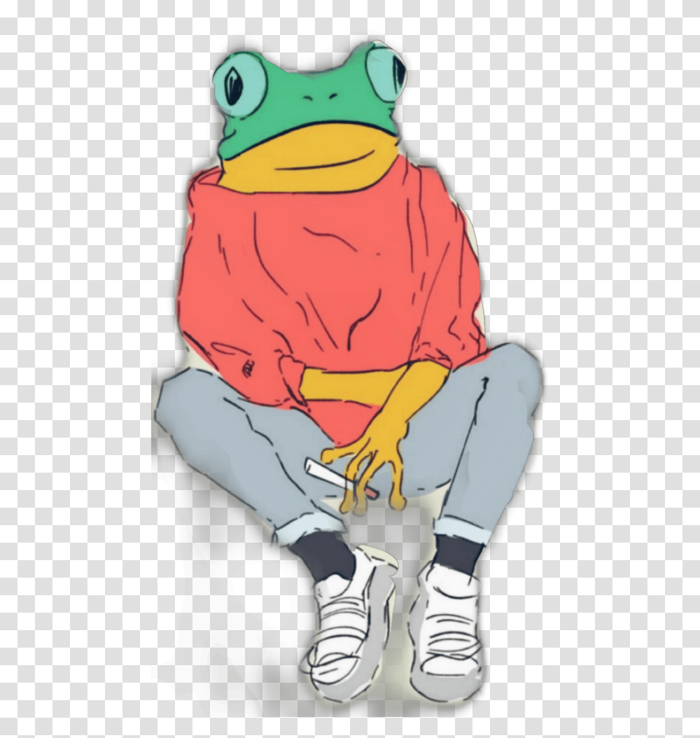 Aesthetic Frog, Person, Outdoors, Female Transparent Png