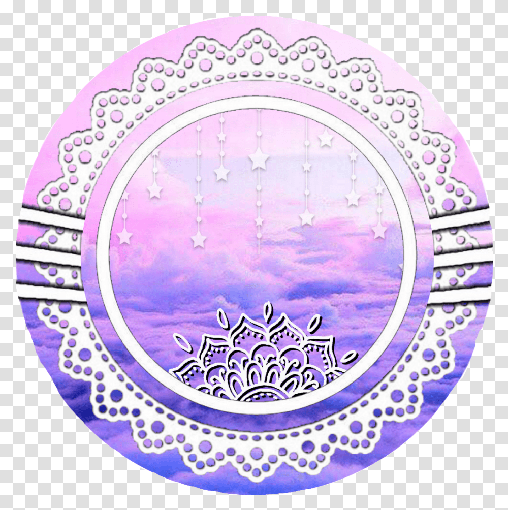 Aesthetic Icon Icons Fansign Tumblr Aesthetic Facebook Messenger Logo Blue Purple, Porcelain, Art, Pottery, Clock Tower Transparent Png
