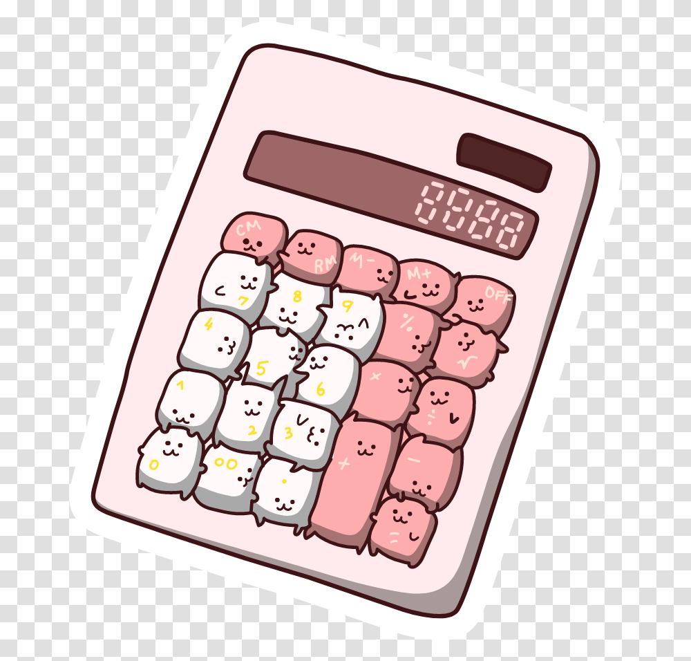 Розовый калькулятор иконка