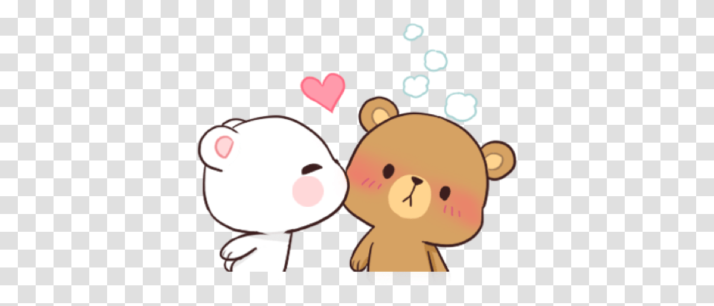 Aesthetic Love Red Hearts Lovecore Cute Soft Milk And Mocha Bear, Toy, Giant Panda, Mammal, Animal Transparent Png