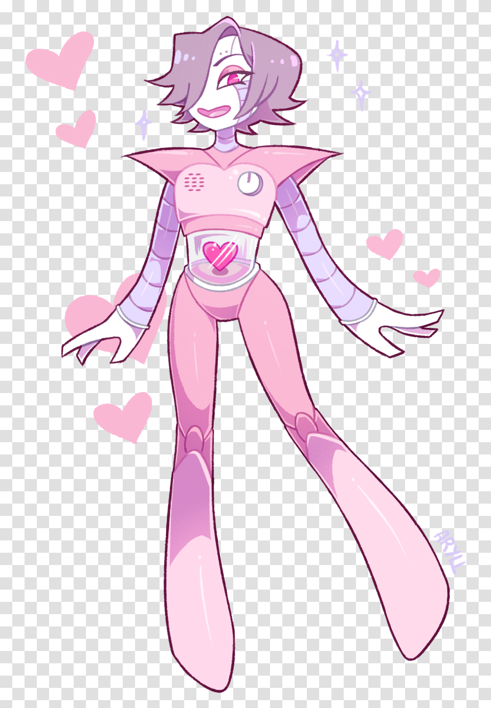 Aesthetic Mettaton Fanart, Person, Drawing, Doodle Transparent Png