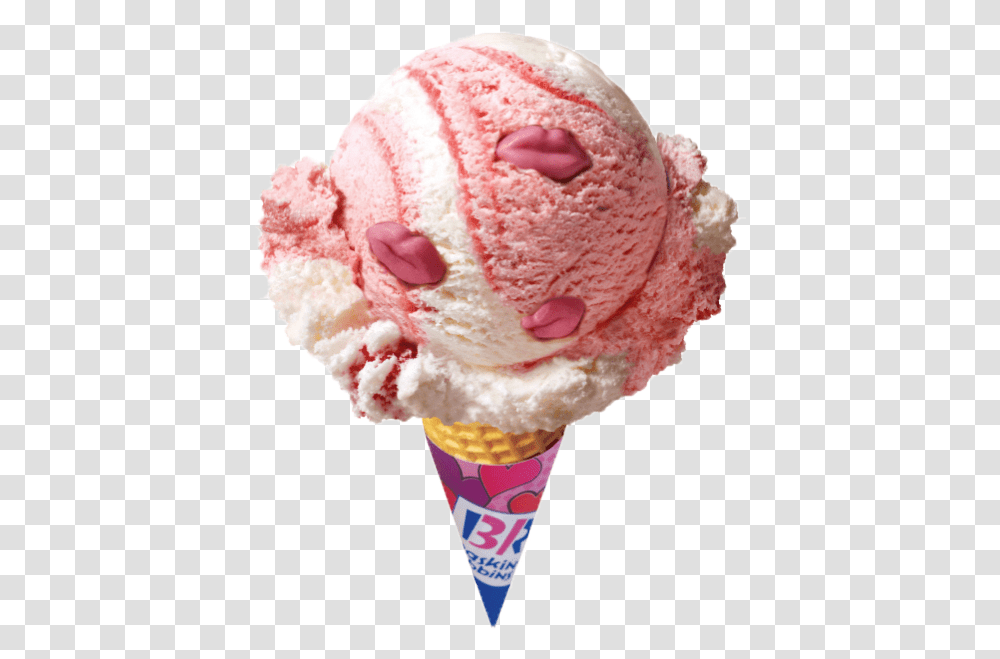 Aesthetic Pink Ice Cream, Dessert, Food, Creme Transparent Png