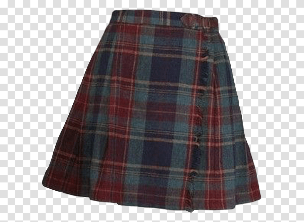 Aesthetic Plaid Skirt, Apparel, Tartan, Kilt Transparent Png