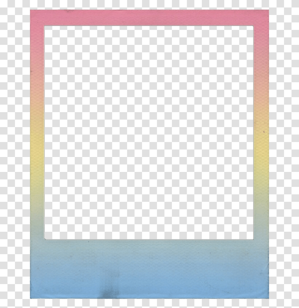 Aesthetic Polaroid Frame Clipart, Screen, Electronics, Monitor Transparent Png