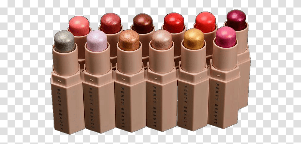 Aesthetic Polyvore Filler Fentybeauty Makeup New Fenty Beauty Match Stix, Lipstick, Cosmetics Transparent Png