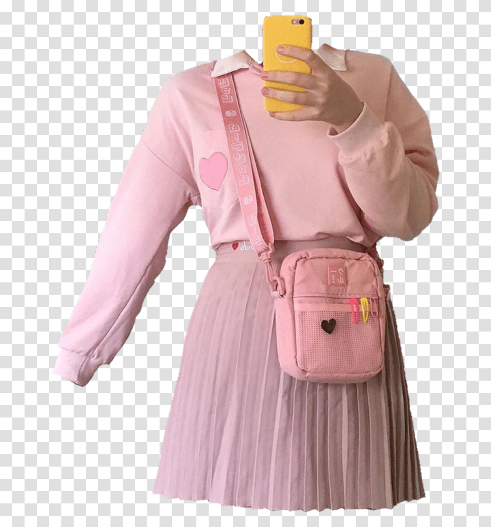 Aesthetic Softgrungeaesthetic Arthoe Daillylook Girl, Person, Mobile Phone, Blouse Transparent Png