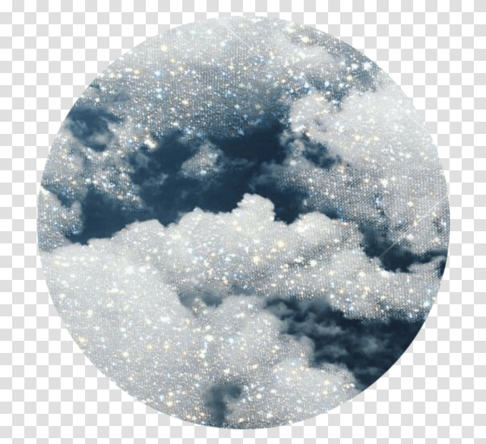 Aesthetic Sticker Icon Glittery Tumblr Aesthetic Glitter, Moon, Outer Space, Night, Astronomy Transparent Png