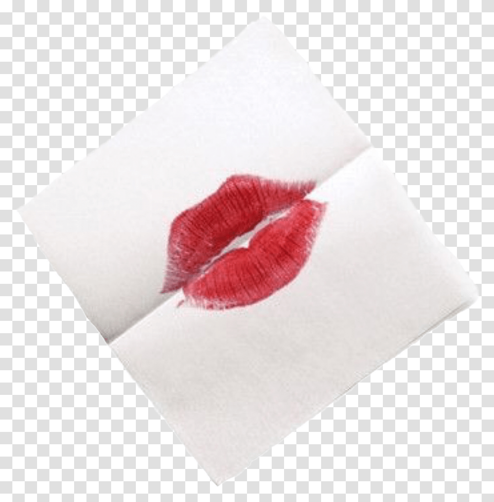 Aesthetic Sticker Pngtumblr Aesthetictumblr Moodboa Lipstick On Tissue, Petal, Flower, Plant, Blossom Transparent Png