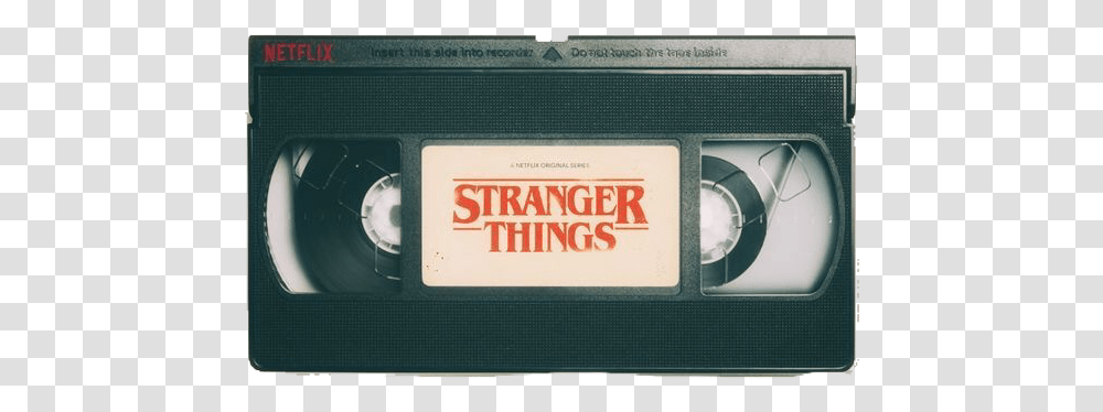 Aesthetic Stranger Things Vsco, Cassette, Label, Electronics Transparent Png
