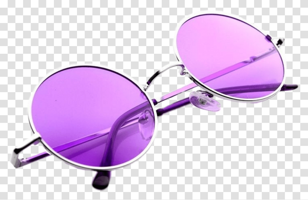 Aesthetic Sunglasses Glasses Purple Purple Aesthetic, Accessories Transparent Png