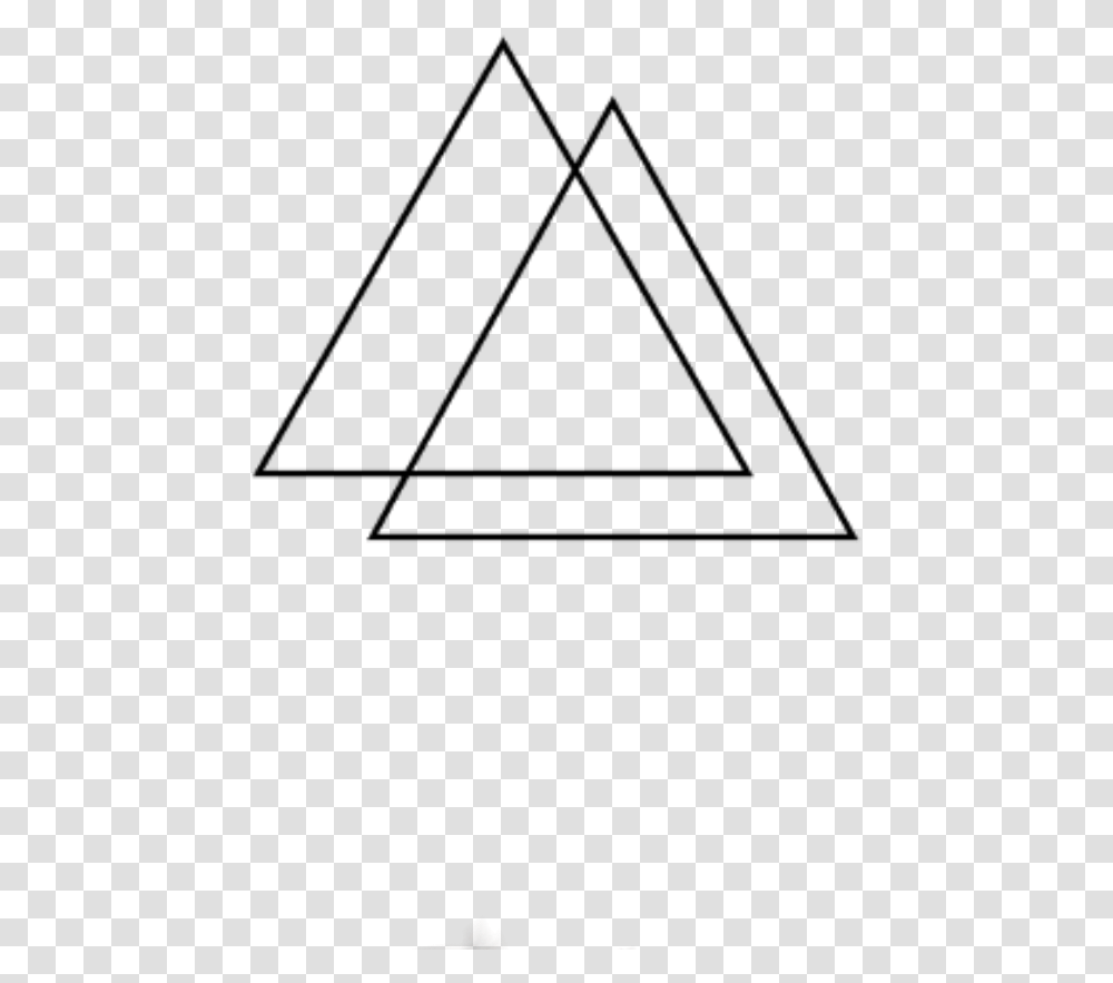 Aesthetic Triangle Triangle, Gray Transparent Png