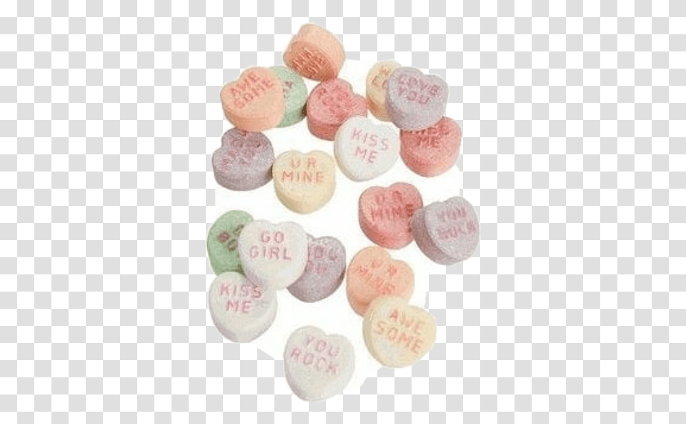 Aesthetic Tumblr Candy Hearts Moodboard Polyvore Moodboard Fillers, Sweets, Food Transparent Png