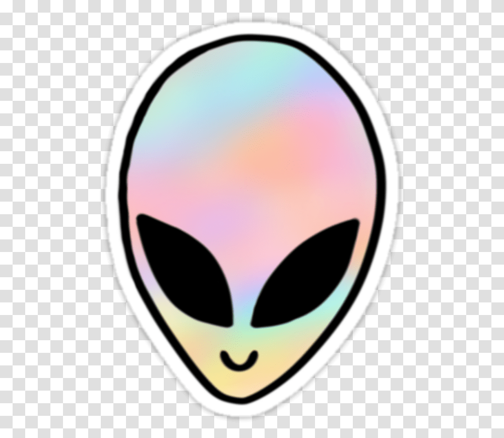 Aesthetic Tumblr Colorful Holographic Area51 Et Area 51 Aesthetic Stickers, Light Transparent Png