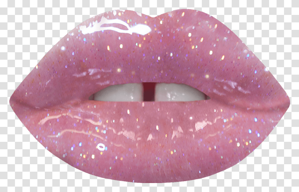 Aesthetic Tumblr Lips Gloss Glossy Glossylips, Mouth, Tongue, Purple Transparent Png
