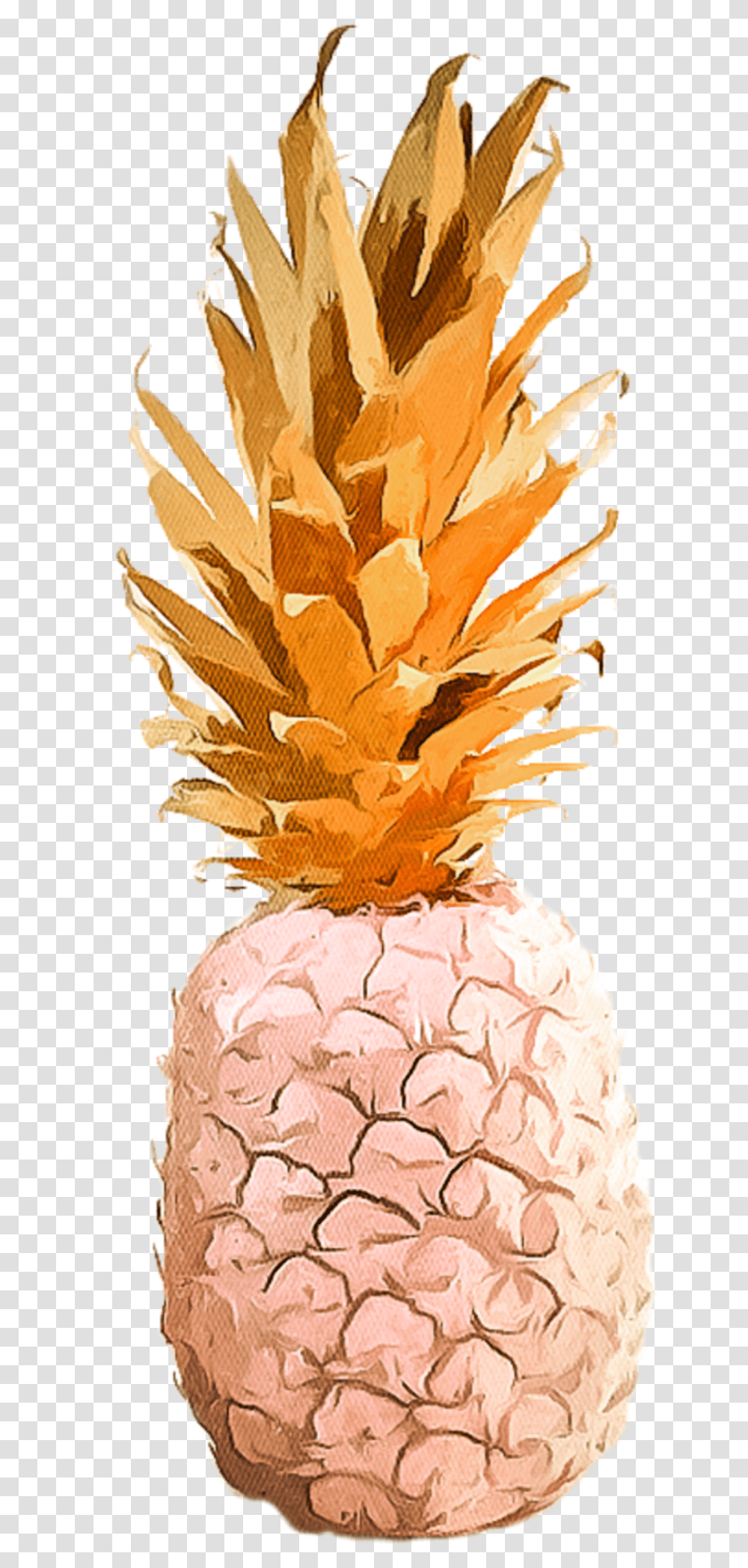 Aesthetic Tumblr Pineapple Pineapple, Fruit, Plant, Food, Flower Transparent Png