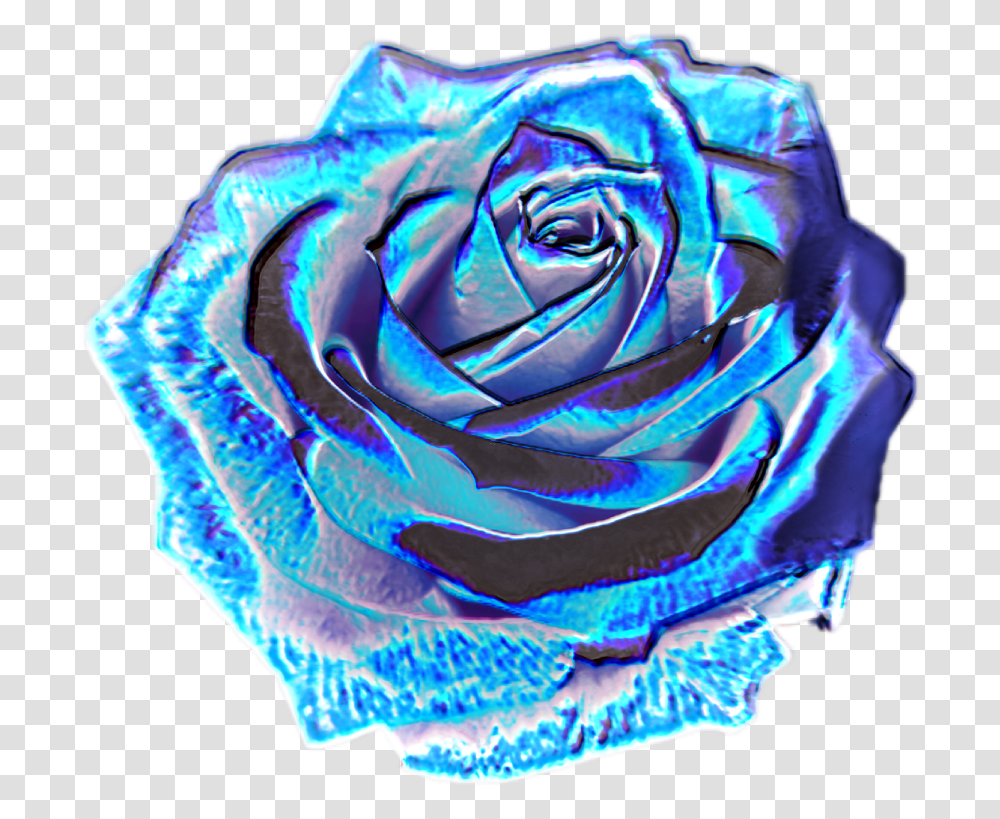 Aesthetic Vaporwave Rose, Flower, Plant, Blossom, Gemstone Transparent Png