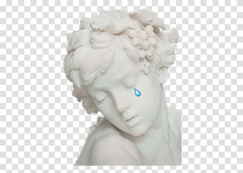 Aesthetic Vaporwave Tumblr Statue Freetoedit Statue Vaporwave, Sculpture, Head, Figurine Transparent Png