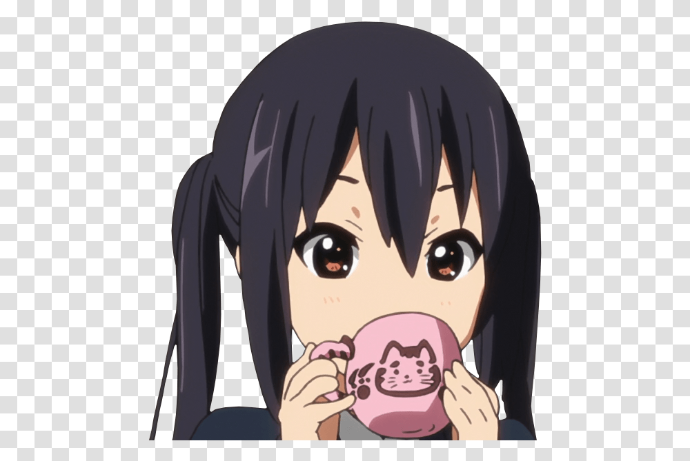 Aesthetically Pleasing Cute Anime Azusa K On Tea, Cream, Dessert, Food, Creme Transparent Png