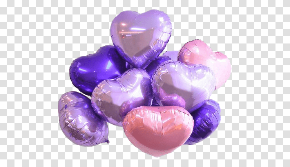 Aestheticpng - Purple Aesthetic, Balloon, Inflatable, Crystal Transparent Png