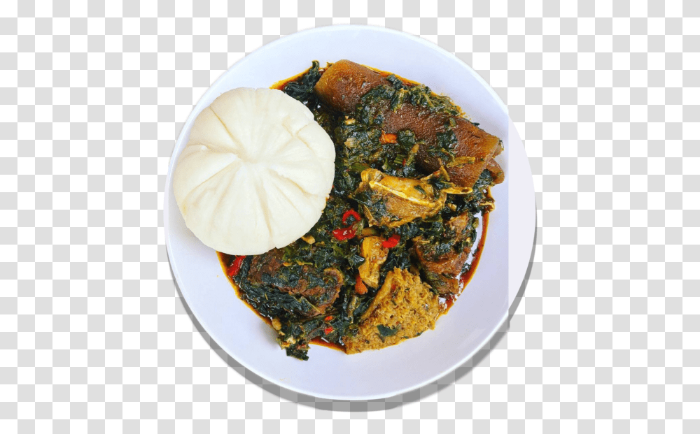 Afang Soup With Swallow, Dish, Meal, Food, Plant Transparent Png