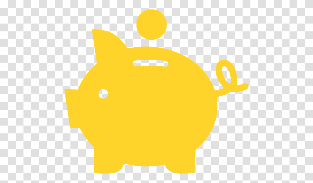 Affordable Advertising Yellow Piggy Bank Clip Art Transparent Png