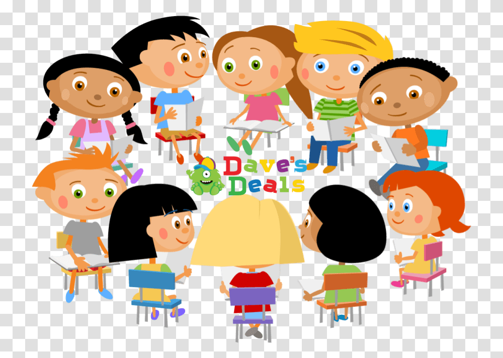 Affordable And Great Value Children Books Sitting In A Circle Clipart, Family, Drawing, Doodle Transparent Png