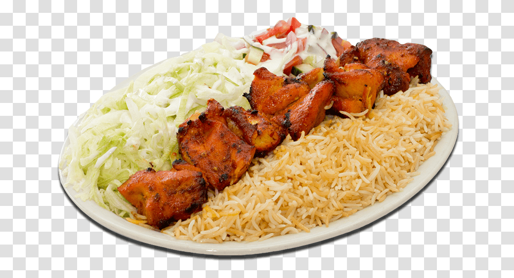 Afghan Chicken Over Rice Images Chicken Rice Food, Meal, Dish, Bird, Animal Transparent Png