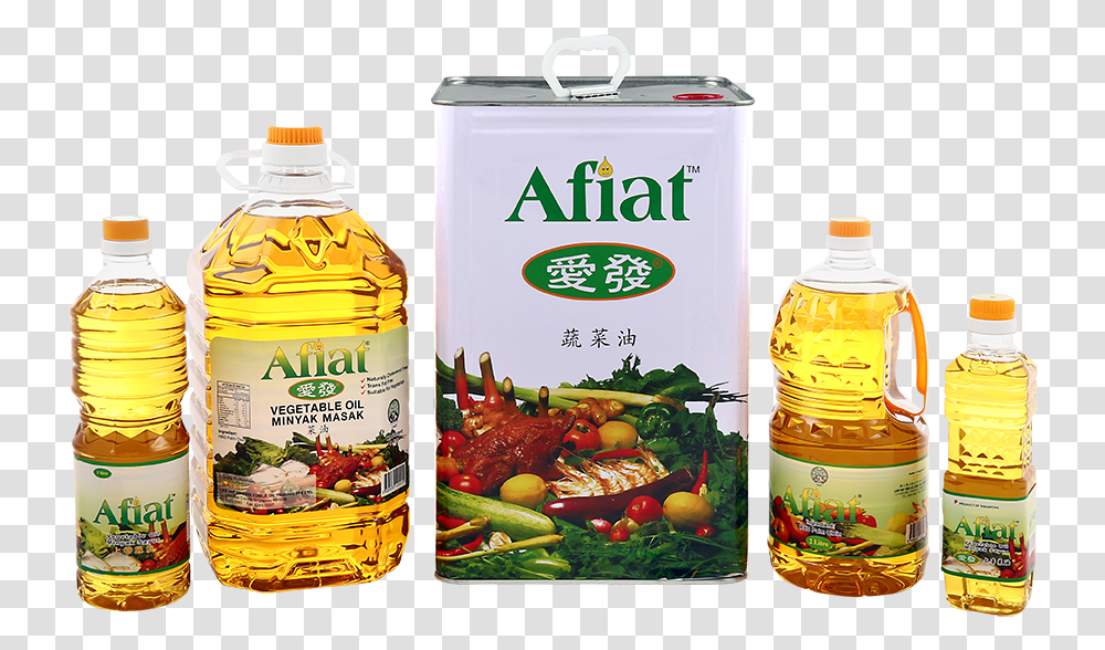 Afiat Vegetable Oil, Label, Plant, Tin Transparent Png