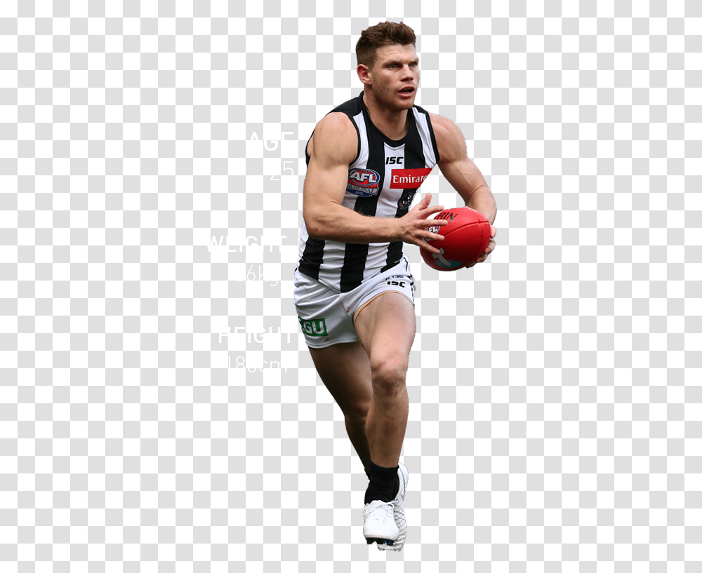 Afl Football Clipart Aussie Rules Player, Person, Shorts, Athlete Transparent Png